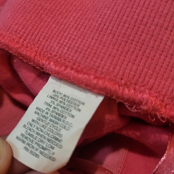 Vintage Express Pink Terry Cloth White Trim Y2K Strapless Romper Size Large - Picture 10 of 10